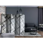 Paraván - Szürke háttér 3D II