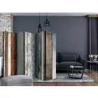 Paraván - Színes fafal II