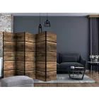 Paraván - Fakunyhó deszka fala IV