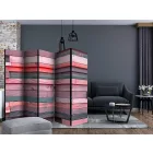 Paraván - Rózsaszín kastély fa fala II