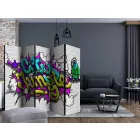 Paraván - Városi dzsungel - graffiti II