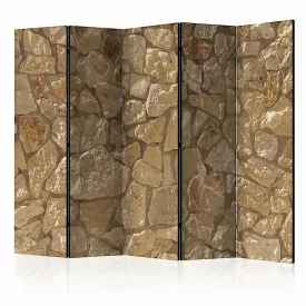 Paraván - Barna kőfal II