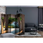 Paraván - Erdei vízesés modern épületből II