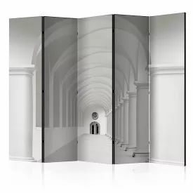 Paraván - Fehér-szürke oszlopcsarnok II