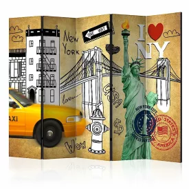 Paraván - Egyirányú - New York II