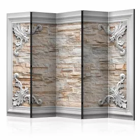 Paraván - Narancssárga téglák keretben II