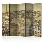 Paraván - Panoráma rajz Párizsról II