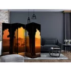 Paraván - Elefántok a naplementében II