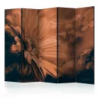 Paraván - Gerbera bronz színben II