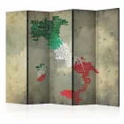 Paraván - Olaszország térképe városnevekből II