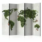 Paraván - Pillangókertes világtérkép II