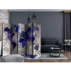 Paraván - Világtérkép tintapacával II