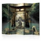 Paraván - Folyón elmélkedő Buddha II