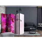 Paraván - Rózsaszín orchideák IV