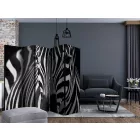 Paraván - Fekete és fehér csíkos zebra II