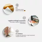 Paraván - Pasztell színű dália virág cseppekkel II