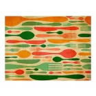 Fotótapéta - Evőeszközök - narancssárga és zöld