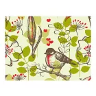 Fotótapéta - Madár és liliomok minta