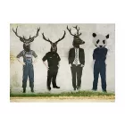 Fotótapéta - Állatfejek emberi testtel