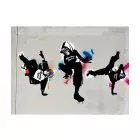 Fotótapéta - Majmok tánca - street art