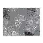 Fotótapéta - Ezüstös virágcsokor