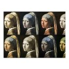 Fotótapéta - Lány gyöngy fülbevalóval (Pop art)