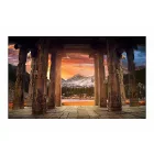 Fotótapéta - Hegyek egy templomból nézve