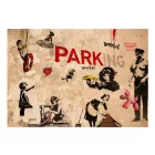 Fotótapéta - Banksy-graffiti sokszínűség 2