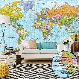 Világ térképei óriás fotótapéták