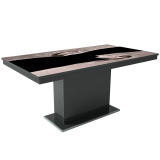 Magasfényű antracit