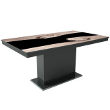 Magasfényű antracit